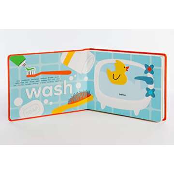 TouchWords: My Day - Interactive Board Book for Babies