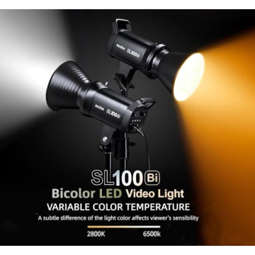 Godox SL100Bi Bi-Color LED Studio Light for Photographers