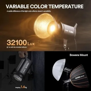 Godox SL100Bi Bi-Color LED Studio Light for Photographers