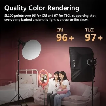 Godox SL100Bi Bi-Color LED Studio Light for Photographers
