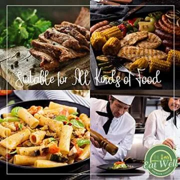 Eat Well Premium Foods Whole Black Peppercorns 12 oz and Coarse Crystal Himalayan Salt 2 lb, Salt and Coarse Pepper Corns and Grain Himalayan Pink Salt & Black Peppercorns for Grinder Refill