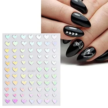 JMEOWIO Aurora Nail Art Stickers for Creative Nail Designs