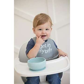 Bella Tunno Wonder Bib – Waterproof Silicone Bibs for Boys & Girls, Non-toxic & BPA Free Silicone ...