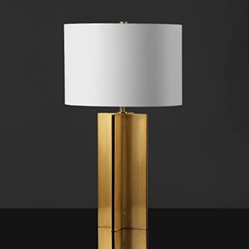 Stylish SAFAVIEH Gold/White Table Lamp for Home Decor