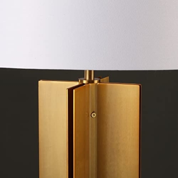 Stylish SAFAVIEH Gold/White Table Lamp for Home Decor