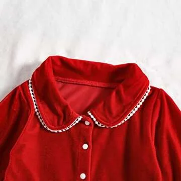 Kavousa Festive Christmas Pajamas for Toddler Girls
