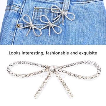 Elegant Sliver Rhinestone Bow Brooches Set for All Occasions