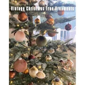 15Pcs Velvet Christmas Ornaments Balls - Charming Festive Decor for Xmas Tree