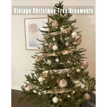 15Pcs Velvet Christmas Ornaments - Elegant Holiday Decor