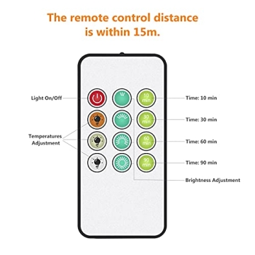 Rsccleaner 10000 Lux Light Therapy Lamp with Remote Control