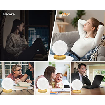 Rsccleaner 10000 Lux Light Therapy Lamp with Remote Control