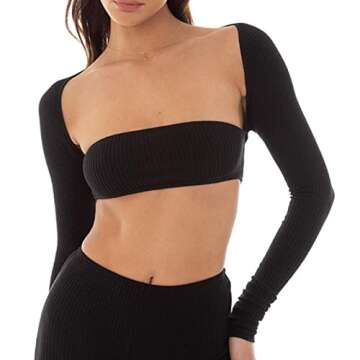 Women Sexy Backless Tee Shirt Long Sleeve Y2k Crop Top Hollow Out Low Cut Slim Fit T-Shirt Going Out...