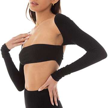 Women Sexy Backless Tee Shirt Long Sleeve Y2k Crop Top Hollow Out Low Cut Slim Fit T-Shirt Going Out Clubwear Streetwear 2022 D Black