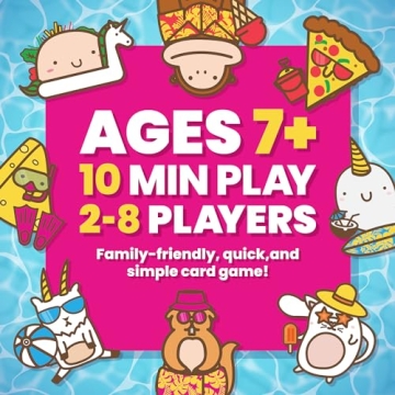 Taco Cat Goat Cheese Pizza Poolside Edition Waterproof Card Game