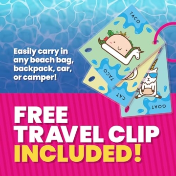 Taco Cat Goat Cheese Pizza Poolside Edition Waterproof Card Game