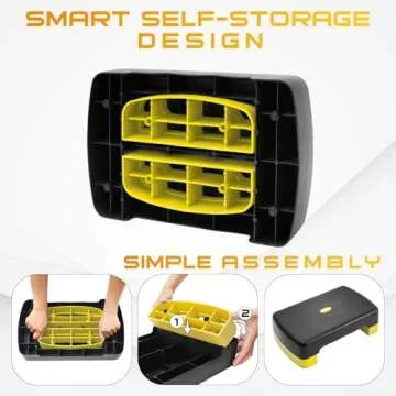Yes4All Adjustable Aerobic Step Platform for Fitness