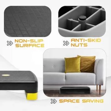 Yes4All Adjustable Aerobic Step Platform for Fitness