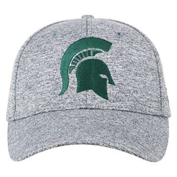 Top of the World Michigan State Spartans Men's Adjustable Steam Charcoal Icon hat, Adjustable