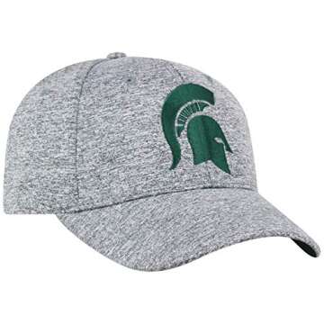 Top of the World Michigan State Spartans Men's Adjustable Steam Charcoal Icon hat, Adjustable