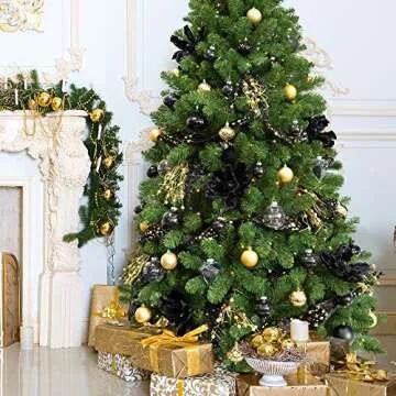 KI Store Gold Christmas Tree Picks Sprays Set of 20 Glittered Twigs Decor for Christmas Tree Decoration Wreath Garland Floral Arrangement