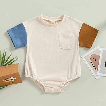 Twopumpkin Baby Bubble Romper Cute Summer Outfit