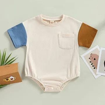 Twopumpkin Baby Bubble Romper Cute Summer Outfit