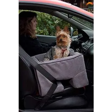Pet Gear Lookout Booster Car Seat, Removable Comfort Pillow, Safety Tether Included, Installs in Sec...