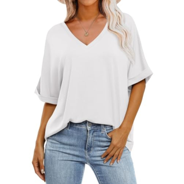 ANRABESS Women's Oversized T Shirts - Casual Comfort & Style