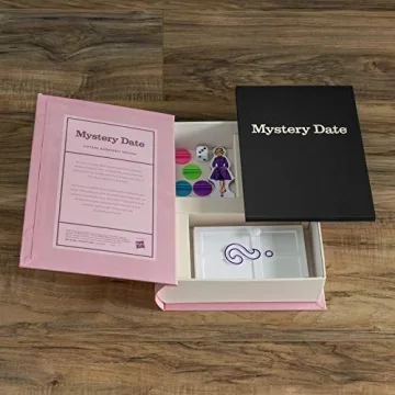 Vintage Bookshelf Mystery Date Game for Nostalgic Fun