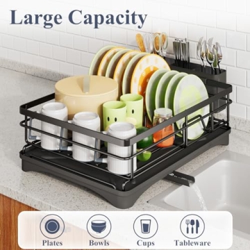 Large-Capacity Stainless Steel Dish Drying Rack