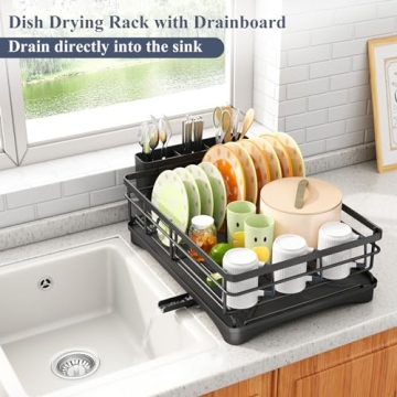 Large-Capacity Stainless Steel Dish Drying Rack