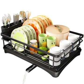 Large-Capacity Stainless Steel Dish Drying Rack