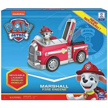 Paw Patrol Marshall’s Fire Engine Vehicle - Fun & Safe Toy for Kids