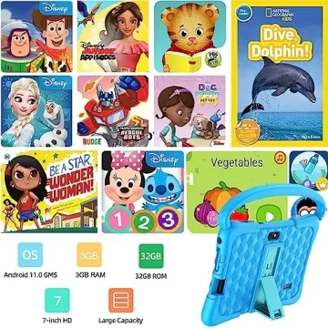 NORTH BISON Kids Tablet 7 inch Android 11.0 for Kids