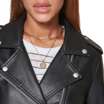 Levi's Stylish Faux Leather Motorcycle Jacket for Women
