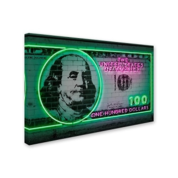 Trademark Fine Art 100 Dollars Wall Decor