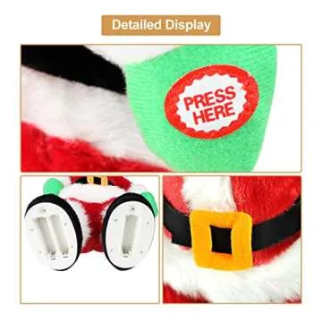 Funny Twerking Santa Claus Dancing Toy for Christmas Fun