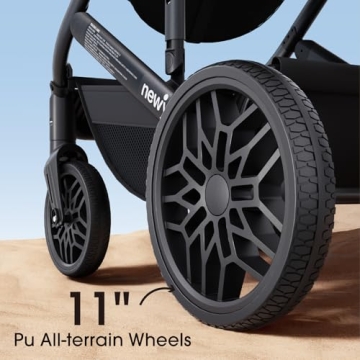 Lightweight newyoo Infant Stroller with Bassinet & Cup Holder