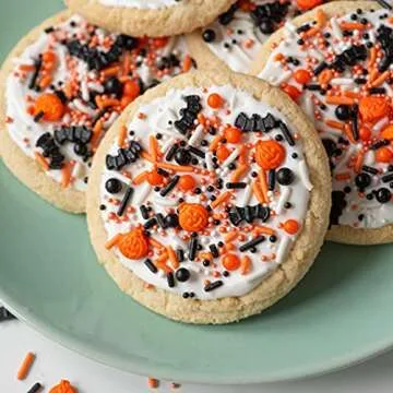 Sweets Indeed Sprinkles - Halloween Sprinkles - Cake Sprinkles - Gluten-Free Sprinkles for Baking - Cupcake and Cake Topper - Sprinkle Mix - Sprinklefetti - Trick or Treat - 6.5 ounces