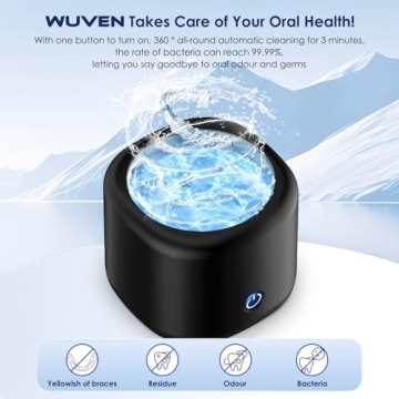 Wuven Ultrasonic Dental Cleaner for Retainers and More