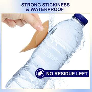 Nimiah Silicone Bra Inserts Breast Pads 3 Pairs Push-up Padding for Women | Removable Sticky Boob Cups for Swimsuits Dresses Bikini Top