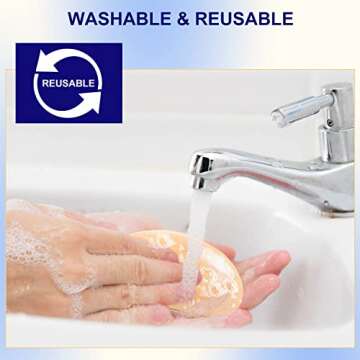 Nimiah Silicone Bra Inserts Breast Pads 3 Pairs Push-up Padding for Women | Removable Sticky Boob Cups for Swimsuits Dresses Bikini Top