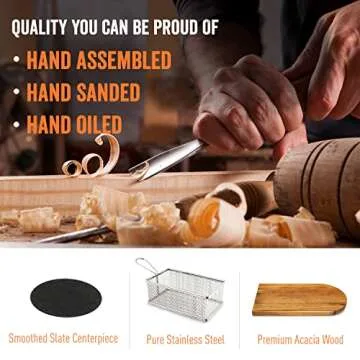 Yukon Glory Burger Serving Set for Grill Lovers