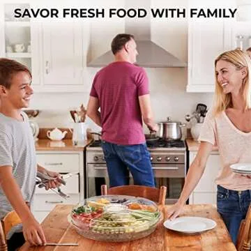 Chef's Star Extra Large Acrylic Appetizer Tray for Parties