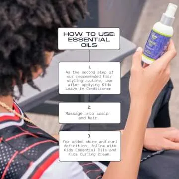 YOUNG KING HAIR CARE Kids Essential Oils For Boys | Nourish and Strengthen Natural Curls | Plant-Based and Harm-Free | 4 oz