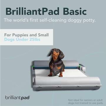 BrilliantPad Automatic Indoor Dog Potty for Small Pets