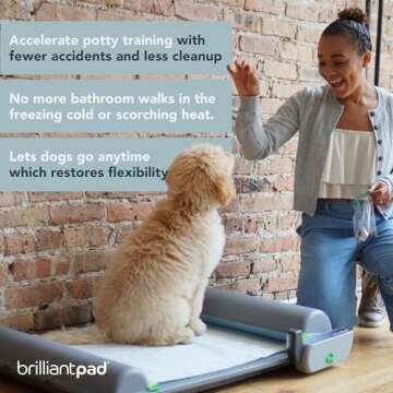 BrilliantPad Automatic Indoor Dog Potty for Small Pets
