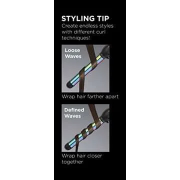 INFINITIPRO BY CONAIR Rainbow Titanium 1-Inch Curling Wand