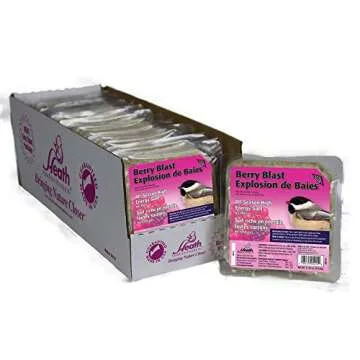 Heath Outdoor Products DD-15 Berry Blast Suet Cake, Case of 12, 0.75 lb