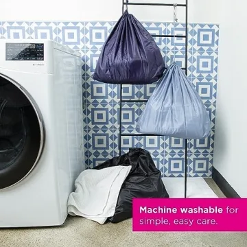 Miamica Pink Travel Laundry Bag Expandable Durable Foldable